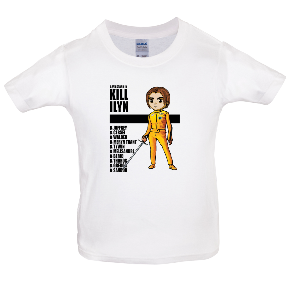 Kill Ilyn List of Names Kids T Shirt