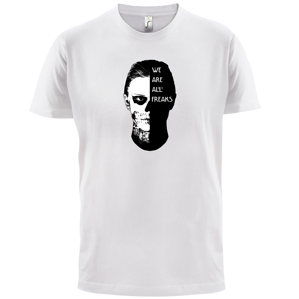 We Are All Freaks FACE Design T Shirt