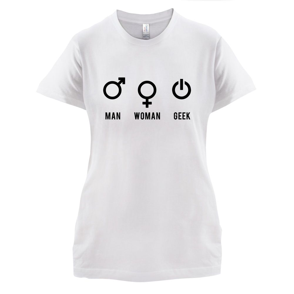 Man Woman GEEK T Shirt