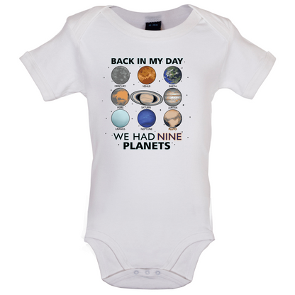 We Had Nine Planets Baby T Shirt