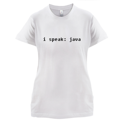 I Speak Java T Shirt