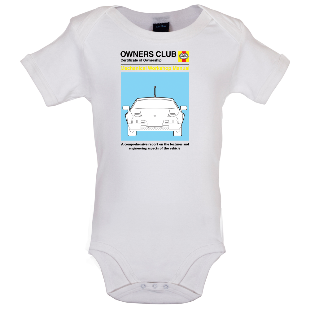 Car Owners Manual 928 Turbo Baby T Shirt