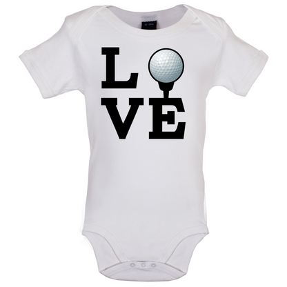 Love Golf Baby T Shirt