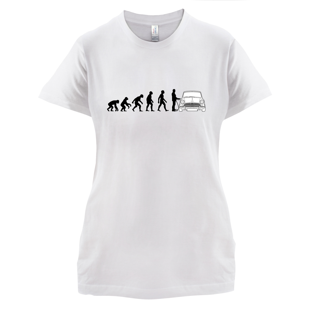 Evolution of Man Austin Cooper Driver T Shirt