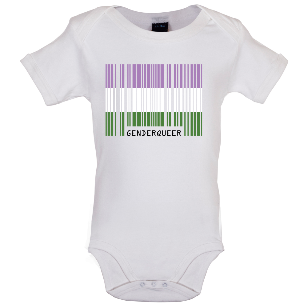 LGBT Barcode Flags - Gender Queer Baby T Shirt