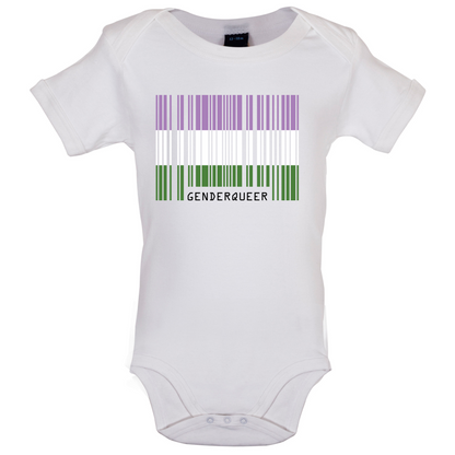 LGBT Barcode Flags - Gender Queer Baby T Shirt