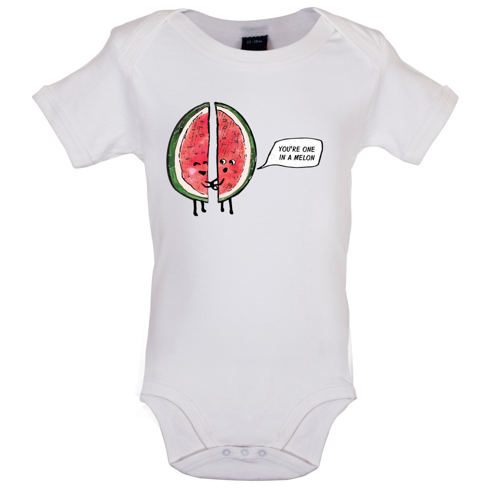 One In A Water Melon Baby T Shirt