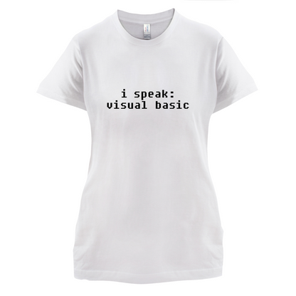 I Speak VB T Shirt