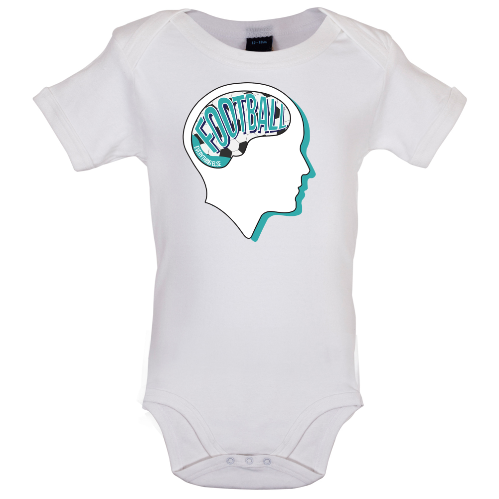 Football Is What I Think Baby T Shirt