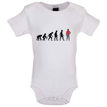 Evolution of Man - Spain Baby T Shirt