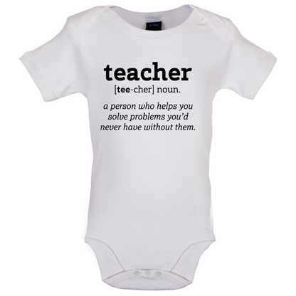 Definition Teacher Baby T Shirt