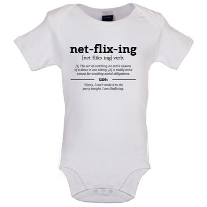 Definition Netflix Baby T Shirt