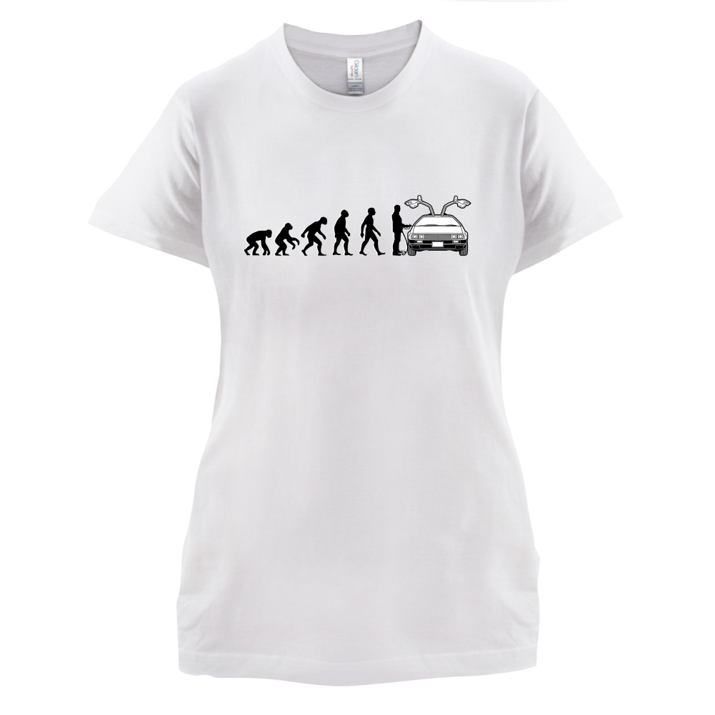 Evolution of Man DMC-12 Driver T Shirt