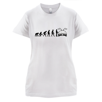 Evolution of Man DMC-12 Driver T Shirt