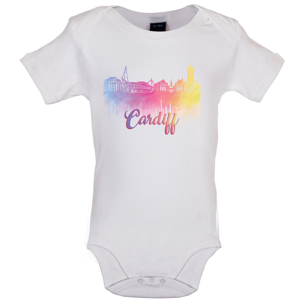 Cardiff Silhouette  Baby T Shirt