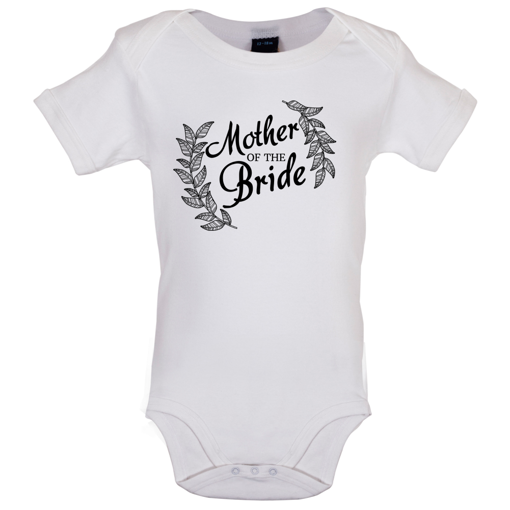 Mother Of The Bride Floral Baby T Shirt