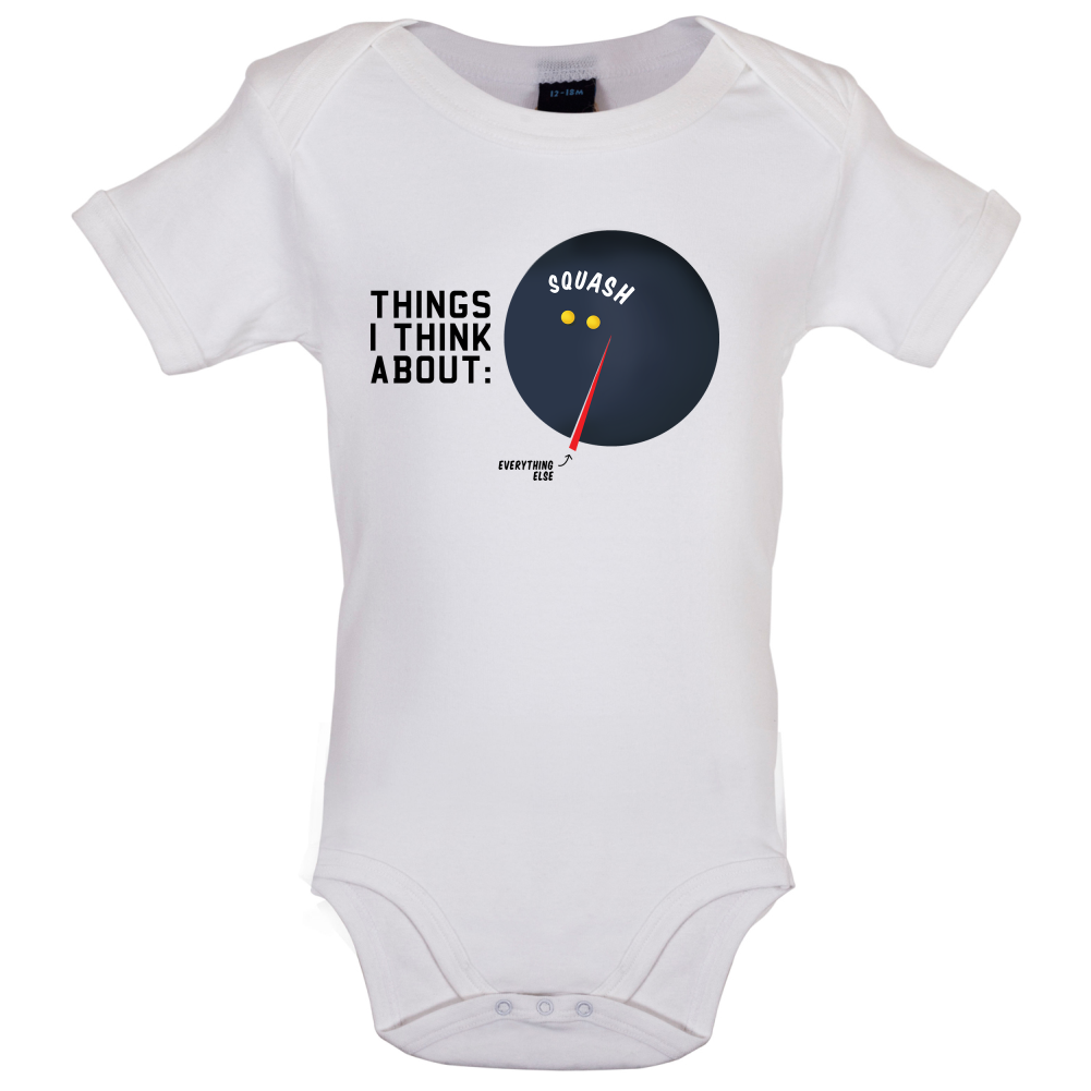 I Thiink About Squash Baby T Shirt