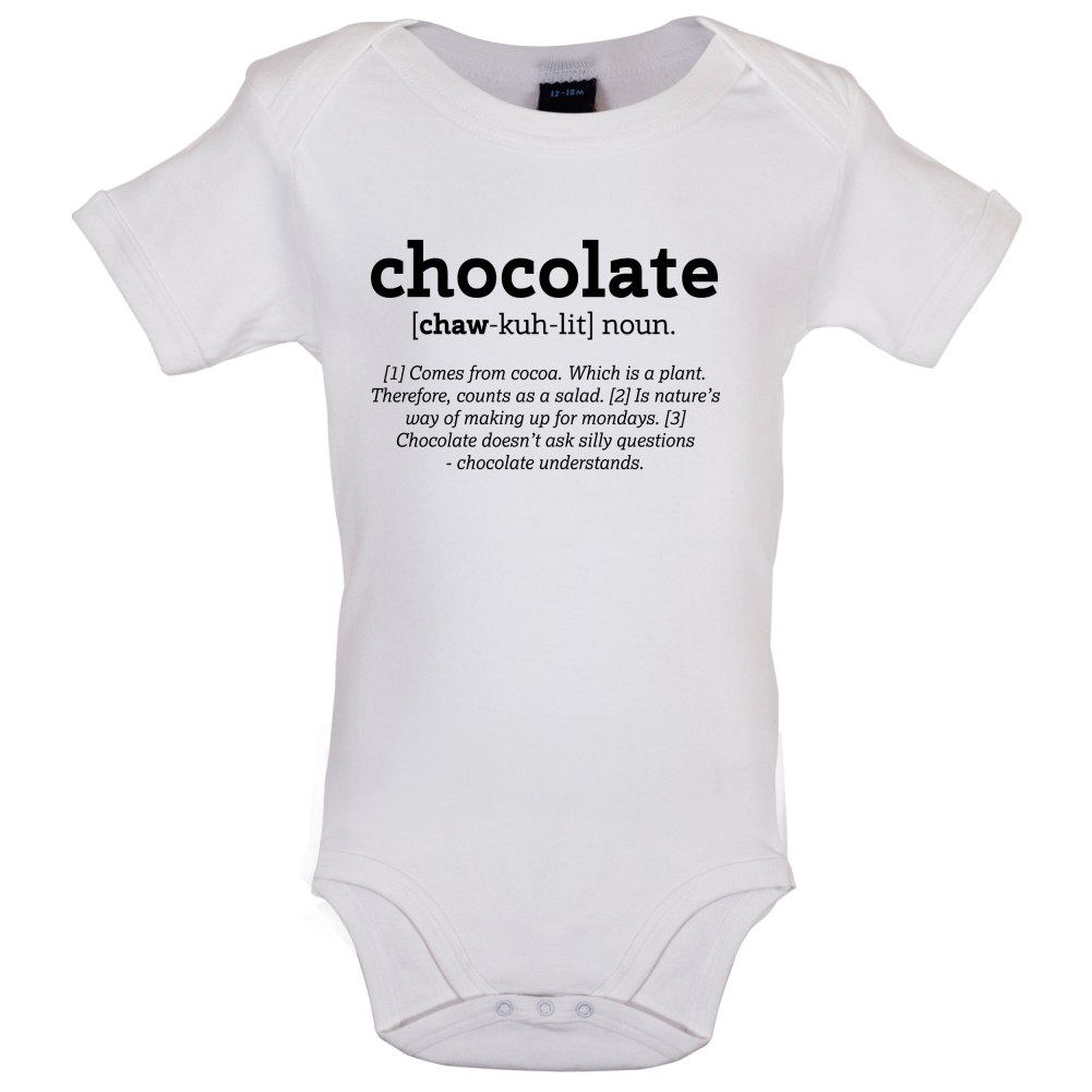 Definition Chocolate Baby T Shirt