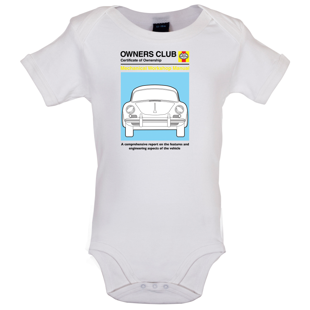 Car Owners Manual 356 Baby T Shirt