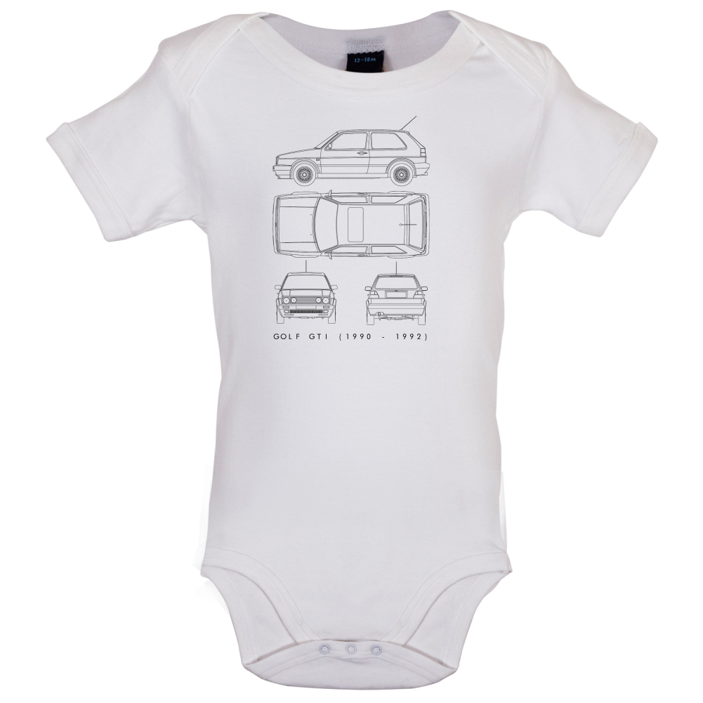 4 View Golf GTI MK2 Baby T Shirt