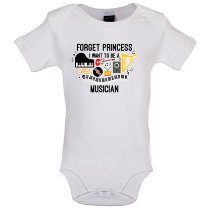 Forget Princess Musician Baby T Shirt