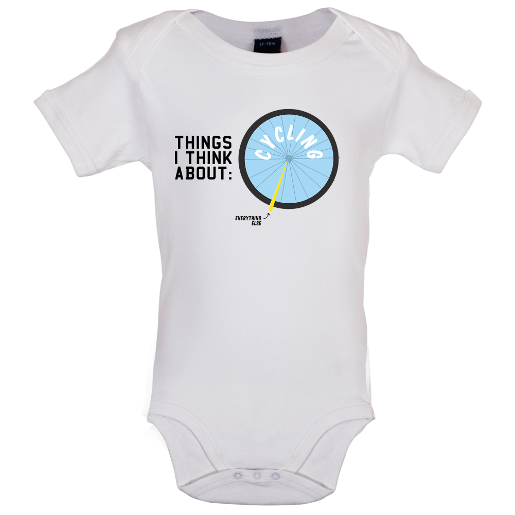 I Thiink About Cycling Baby T Shirt