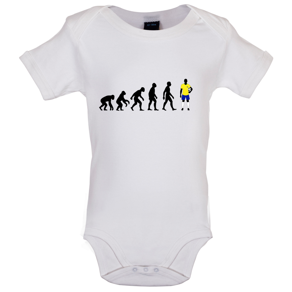 Evolution of Man - Brazil Baby T Shirt