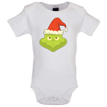 Grinch Face Baby T Shirt