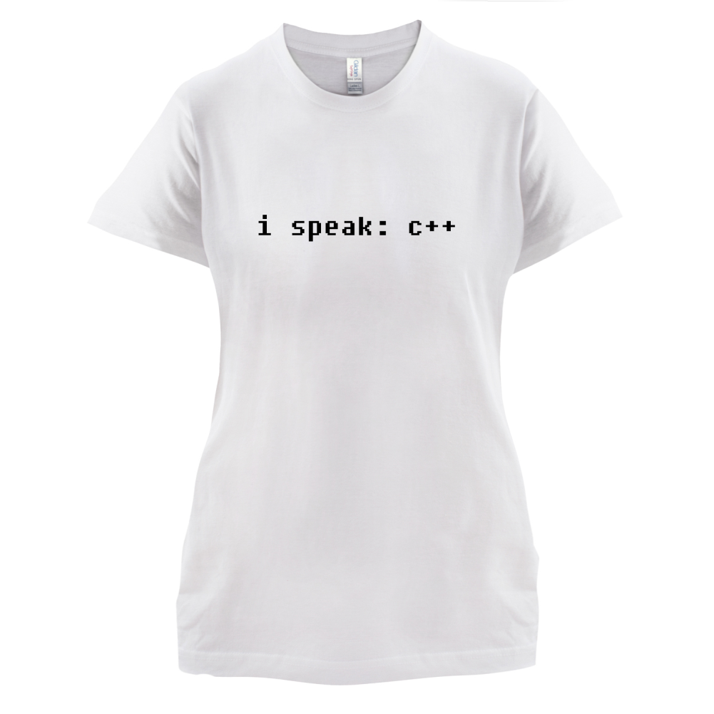 I Speak C Plus Plus T Shirt