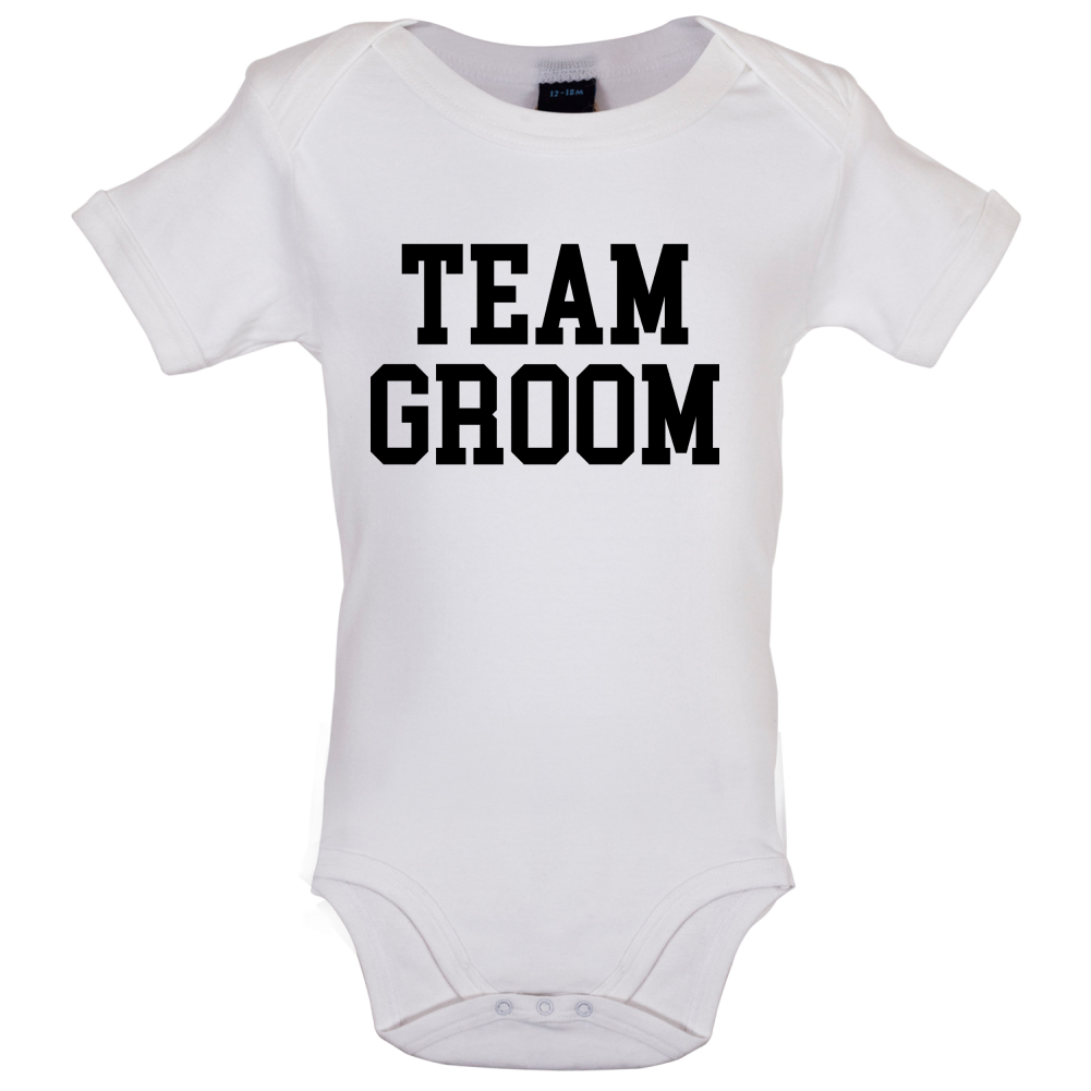 Team Groom  Baby T Shirt