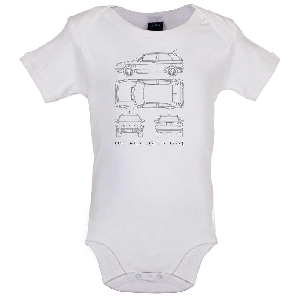 4 View Golf MK2  Baby T Shirt