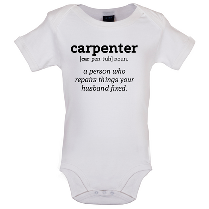 Definition Carpenter Baby T Shirt