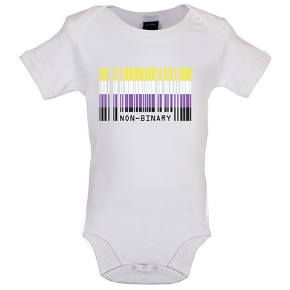 LGBT Barcode Flags - Nonbinary Baby T Shirt