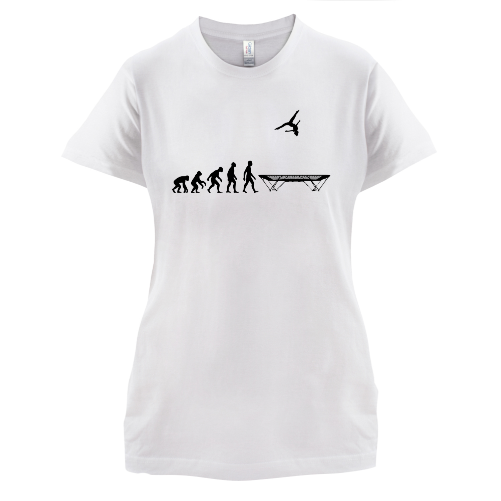 Evolution Of Man Trampolining T Shirt