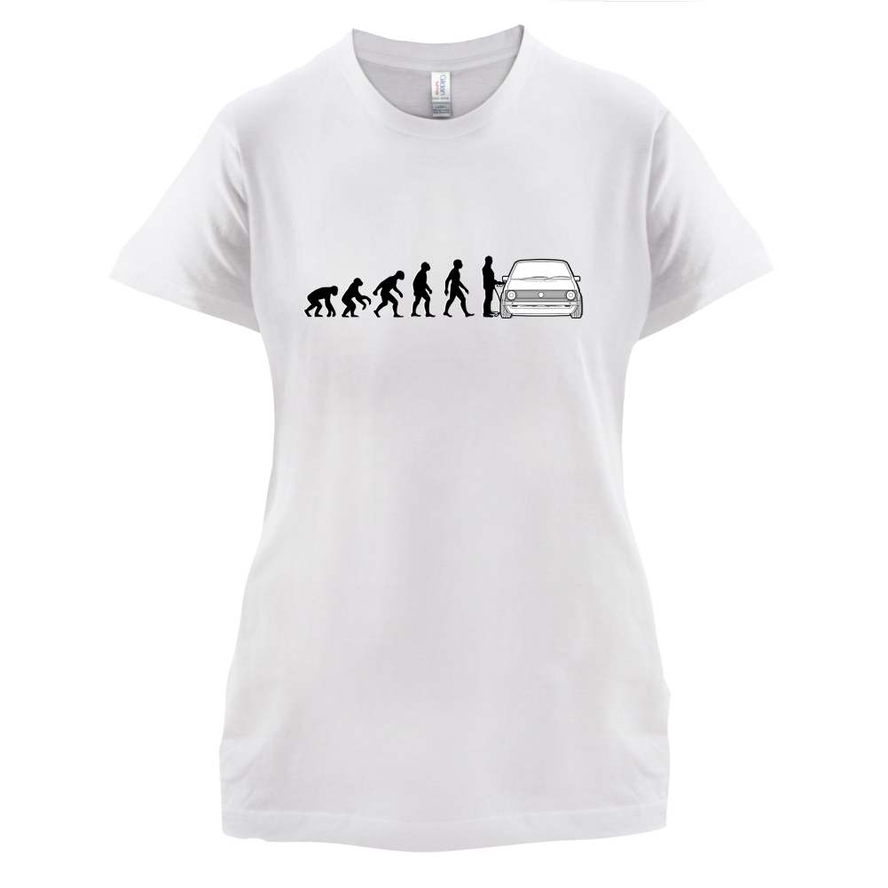 Evolution of Man Mk1 Golf Driver T Shirt