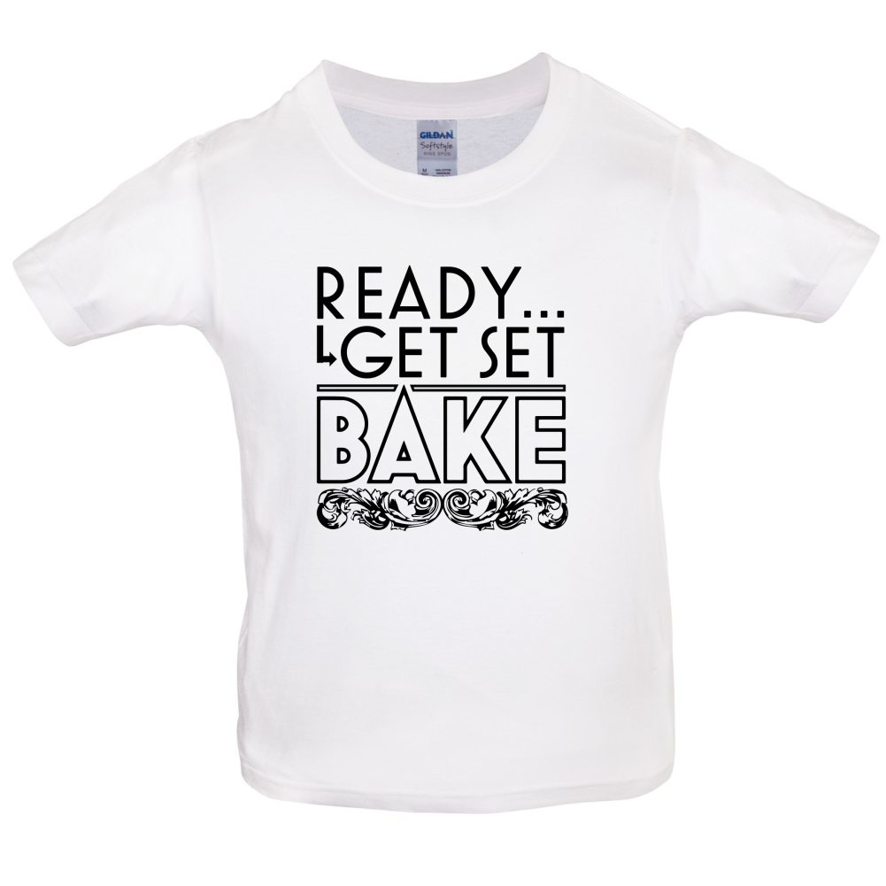 Ready Get Set Bake Kids T Shirt