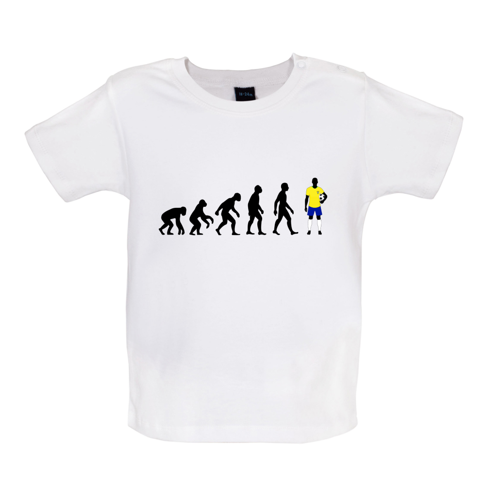 Evolution of Man - Brazil Baby T Shirt