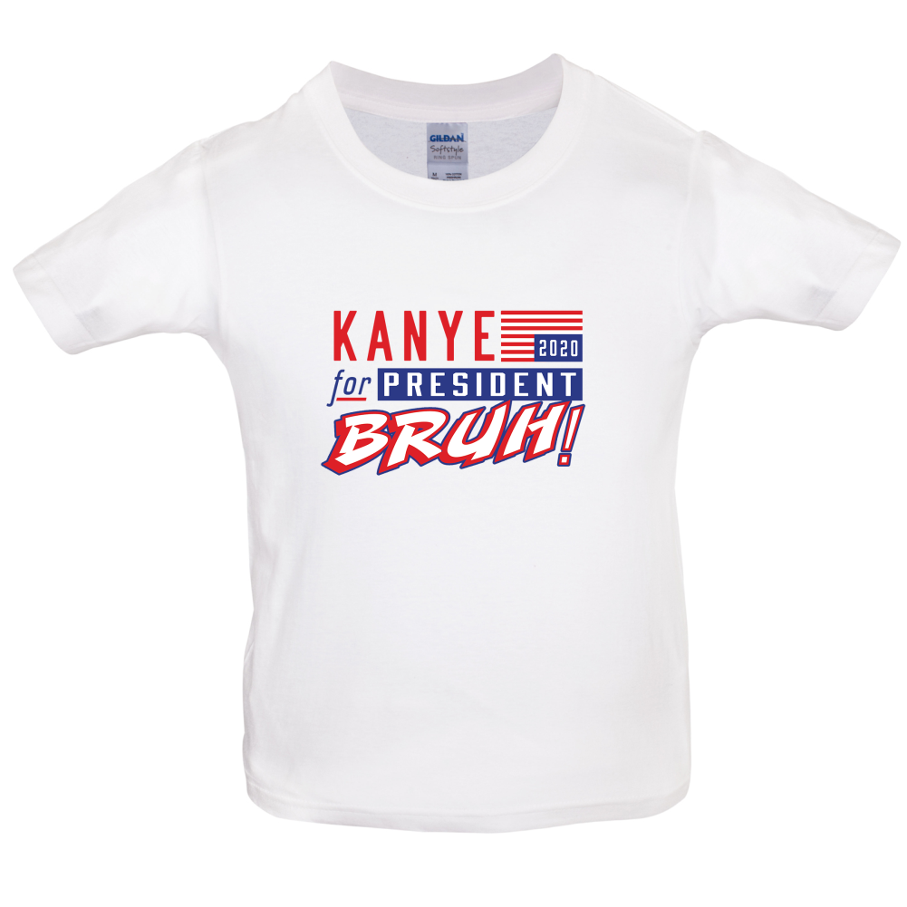 Kanye For President 2020 Kids T Shirt