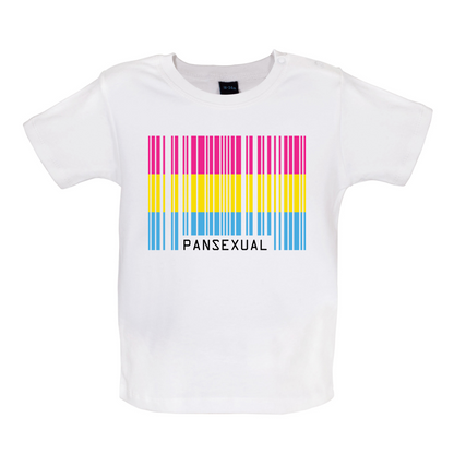 LGBT Barcode Flags - Pan Sexual Baby T Shirt