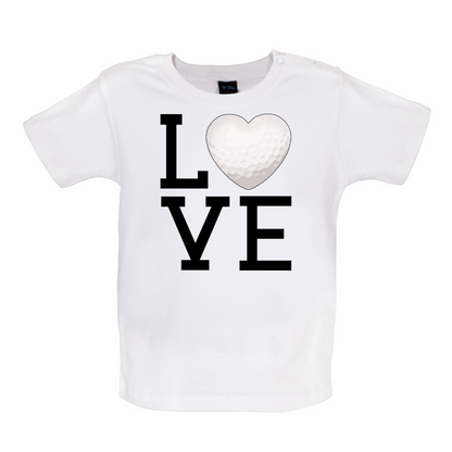 I Love Golf Baby T Shirt