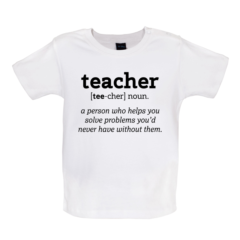 Definition Teacher Baby T Shirt