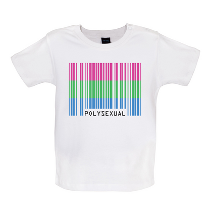 LGBT Barcode Flags - PolySexual Baby T Shirt