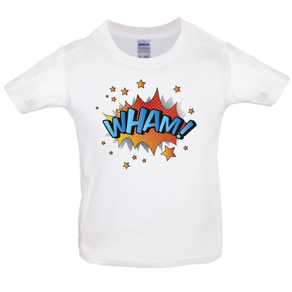 Wham! Word Art Kids T Shirt