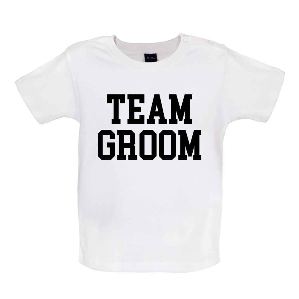 Team Groom  Baby T Shirt