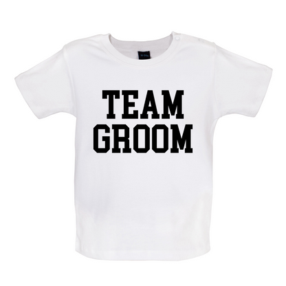 Team Groom  Baby T Shirt