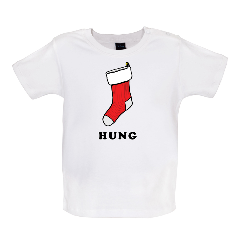 Hung Stocking Baby T Shirt