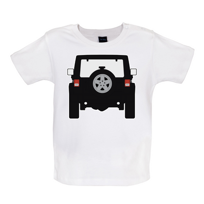 JW Black Rear Baby T Shirt