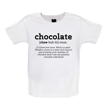 Definition Chocolate Baby T Shirt