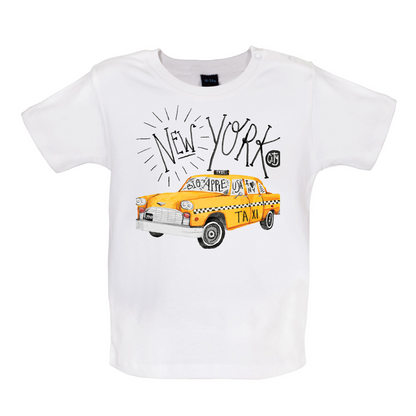 Yellow Taxi NYC Baby T Shirt