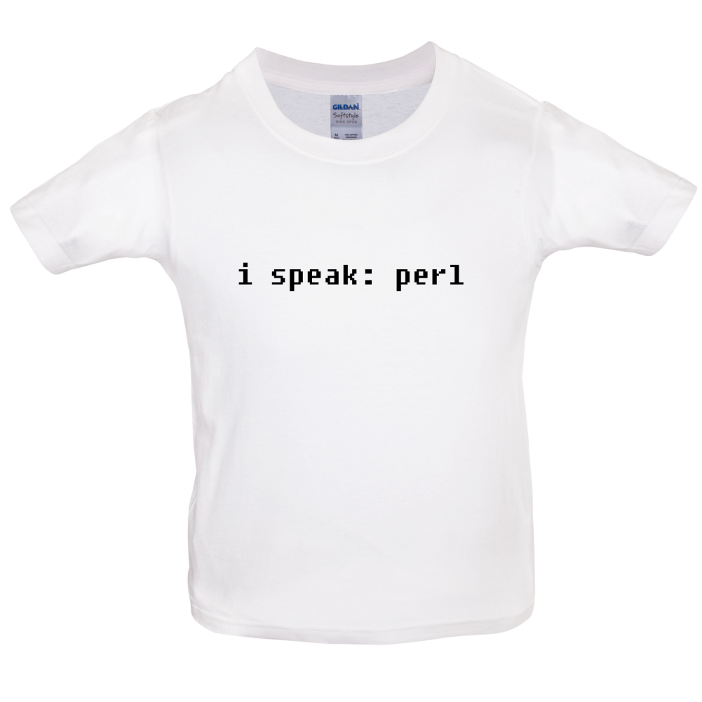 I Speak Perl Kids T Shirt